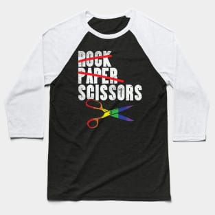 Rock Paper Scissors Baseball T-Shirt